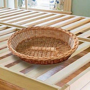 Cesta de Madera para Bebé Recién Nacido, Estilo Elegante, de Mimbre Natural, Portátil, Ecológica, Accesorios de Fotografía, Cuna Contemporánea para Dormitorio de Bebé - Product Image 1