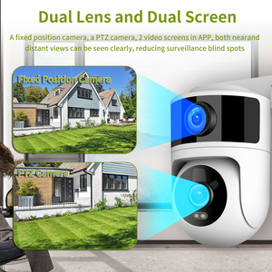 Caméra de surveillance Wi-Fi magnétique 4K avec contrô<span class=keywords><strong>le</strong></span> via l'application Tuya, vision nocturne IR et microphone SD - Product Image 3