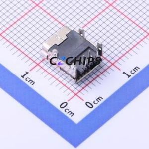 CZ-520 <b>USB</b> Connector Bent Lead Through Hole Connector <b>Mini</b>-<b>B</b> Female Right Angle Insert 5P - Product Image 2