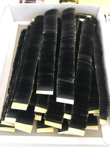 Extensions de cils en faux vison avec tige en coton plastique réutilisable, noires, en gros - Product Image 6