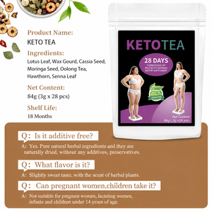 Tè Detox Keto 28 Giorni, 3g, 28 Bustine, Tè Notturno Termogenico, Integratore Alimentare Dimagrante a Base di Erbe <span class=keywords><strong>per</strong></span> Adulti, Perdita di Peso, Scioglimento del Grasso - Product Image 2