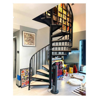 Colonne centrale spirale moderne en acier inoxydable 304 pour balustrade extérieure, escalier de balcon, anti-rouille, résistante à l'humidité, DIY, garantie 5 ans