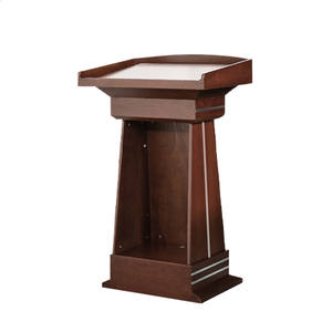 Podio de madera para oficina, estación de discursos, mesa de bienvenida y consulta para aulas, escuelas, centros comerciales, exteriores e iglesias - Product Image 3