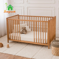Hochwertige Moderne Massivholz Verstellbare Kinder-Etagenbetten mit Erhöhtem Schutzgeländer Babybett Kinderbetten für Schlafzimmer