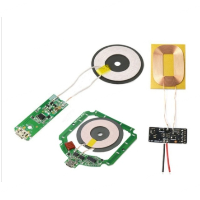 15W Three-Port Integrated Circuit Wireless Charging Transmitter Receiver Module QI Standard USB Mobile Phone Charger DIY