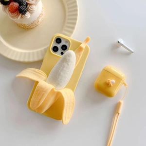เคสโทรศัพท์ซิลิโคนลายกล้วย 3 มิติ พร้อมการปกป้อง 360 องศา และการยึดติดด้วยกาว สำหรับ 16/15/<span class=keywords><strong>14</strong></span>/13/12 <span class=keywords><strong>Pro</strong></span> <span class=keywords><strong>Max</strong></span> - Product Image 5