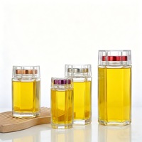 Botol Kaca Heksagonal Tebal Bahan Putih Berkualitas Tinggi, Botol Madu, Botol Acar, Stoples, Botol Kepala, Tangki Penyimpanan