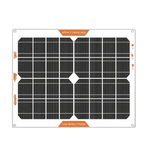 Alecter <b>Solar</b> APH-P140 20W <b>12V</b> <b>Solar</b> Panel <b>Battery</b> <b>Charger</b> 22% Efficiency Waterproof Portable 29x41cm Car/Boat/RV Cigarette - Product Image 1