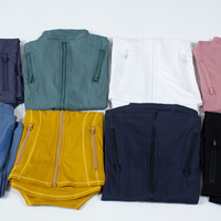 Pakaian Yoga Fitness Set Pakaian Yoga Wanita Jaket High Waist Define Jaket Wanita Tracksuit untuk Wanita Legging Yoga Atasan