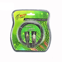 Câble de connecteur de haut-parleur haute performance 2R-2R voiture Audio 3.5 prise mâle à mâle câble RCA