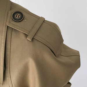 Cappotto Trench Doppiopetto di Media Lunghezza Personalizzato Jancoco, Elegante <span class=keywords><strong>Soprabito</strong></span> con Cintura per <span class=keywords><strong>Donna</strong></span>, <span class=keywords><strong>Primavera</strong></span>-Autunno - Product Image 4