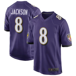 Camiseta de Fútbol Americano Barr 8 Lamar Jackson Vintage 20 Ed Reed Morada y Negra para Hombre, Edición Limitada F.U.S.E.V.P, Cosida en Estados Unidos - Product Image 2