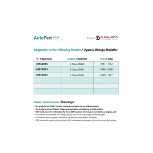 บูชไกด์ล็อกประตู4ชิ้นสำหรับ W210 Mercedes E Class - Product Image 1