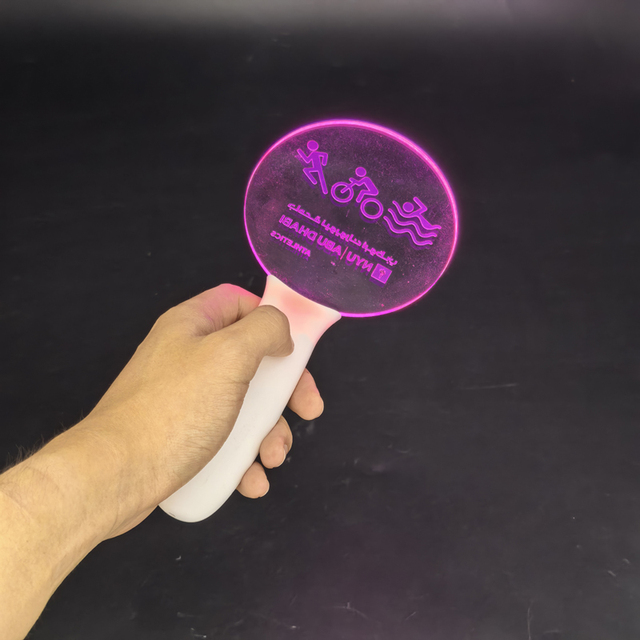 Customized Holiday Flash LED Light Stick Made of Acrylic Material Monochrome and Colorful Luminous Pattern Remote Control