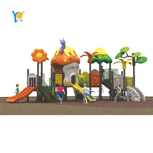 amusement park kindergarten big games children slides imported plastic outdoor toys playground kindergarten for factory sale