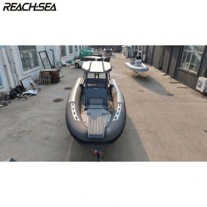 Bote RIB RHIB de 900 cm, Achilles Hypalon, 18 Personas, con Cabina para Mayor Seguridad y Ocio, Reachsea, MOQ Pequeño, Color Gris - Product Image 1