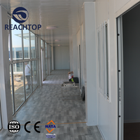 Boîte de conteneur de caravane pliante bon marché, maisons préfabriquées préfabriquées, maison de conteneur de 20 pieds