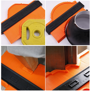 10 ''Orange Widen pour <span class=keywords><strong>Saker</strong></span> Contour Gauge Profil Outil Plastique Contour Duplicateur Jauge - Product Image 6