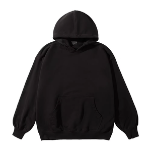 เสื้อฮู้ดดี้ผ้าฝ้ายหนาน้ำหนัก 100% สำหรับผู้ชาย ปักโลโก้ตามสั่ง 400-500gsm ผ้าเฟรนช์เทอร์รี่ ทรงโอเวอร์ไซส์ ใส่ได้ทั้งชายและหญิง - Product Image 2