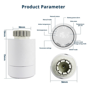 Tuya Smart Thermostatische Radiator Valve Zigbee Radiator Thermostatische Temperatuur Controller Werkt Met Google/Alexa - Product Image 6