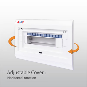 Caja de Distribución Eléctrica de 10 Vías, Blanca/Ámbar y Transparente, Base de PC+Cobre, Caja de Interruptores para Interiores, Montaje Empotrado - Product Image 6