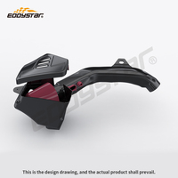 Prise d'air froid en Fiber de carbone sèche EDDY avec tuyau en Fiber de carbone pour BMW M2 M240i F87 N55 3.0T boîte à air en carbone