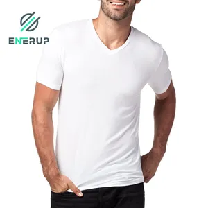 Energia up camisa modal de algodão para homens, camisa de manga curta masculina feita em algodão com porcentagem para botão casual, chemise homme