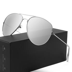 Lunettes de soleil aviateur unisexes, monture en métal, protection UV400, pour les sports de plein air et la conduite, avec design de lentilles à drapeau américain - Product Image 3