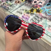 Lunettes de soleil décoratives amusantes en forme d'étoile pour le Jour de l'Indépendance des États-Unis, pour hommes et femmes, lunettes de soleil haut de gamme pour les fêtes