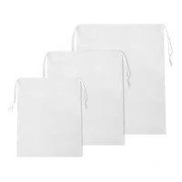 Sacs en poly en plastique imperméable transparent givré EVA personnalisé avec logo imprimé personnalisé pour le stockage de vêtements et de chaussures