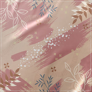 High End Custom <strong>Silk</strong> Scarf Printing Double Sided Print Same Color Both Sides Rolled Hem Square Shawl Luxury Brand Designer - Product Image 1