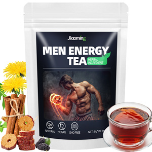 Tè Energetico per Uomini con Ginseng, Giuggiola Rossa, Gelso, Eucommia e <span class=keywords><strong>Fiori</strong></span> <span class=keywords><strong>Maschili</strong></span>, 20 Bustine Piccole - Product Image 4