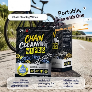 Bicycle Chain Cleaning Wipes Reusable <strong>Bike</strong> Chain <strong>Degreaser</strong> Individually Packaged for Frames&amp;Motorcycle Chains&amp;Wheels&amp;Glasses - Product Image 2