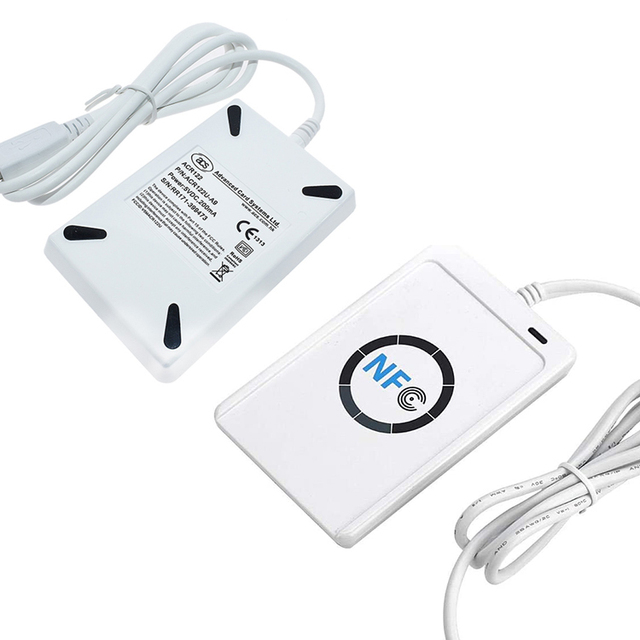 Nfc Rfid Smart Card Reader Writer Writable Clone Software Usb 13.56mhz Writable Clone Software Usb
