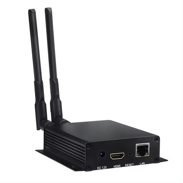 HD 1080P 60fps Video Encoder for Input AAC/MP3 Audio SRT RTSP HLS UDP RTMPS Streaming Protocols Aluminum Shell for Broadcast