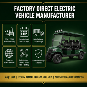 <span class=keywords><strong>Voiture</strong></span> de golf électrique 60V pour 6 passagers, frein hydraulique double <span class=keywords><strong>circuit</strong></span>, suspension MacPherson, sécurité anti-coup de manivelle brevetée, vente en gros - Product Image 4