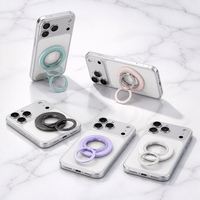 Pegangan Smartphone Tak Terlihat Desain Ultra Tipis 4mm Pemasok Penonton Video Bebas Genggam Perlindungan Silikon Lembut PC+ABS Silikon OEM