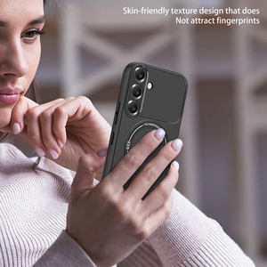 Coques de téléphone magnétiques mates avec béquille anneau pour Samsung Galaxy A17 A07 A27 A37 A57 A26 A36 A56 A16 A06 S26 S25 <span class=keywords><strong>Ultra</strong></span> - Product Image 3