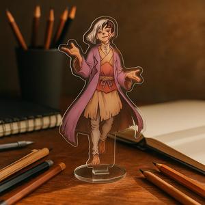 OEM ODM Figura de Acrílico de <span class=keywords><strong>Anime</strong></span> <span class=keywords><strong>Dr</strong></span>. <span class=keywords><strong>Stone</strong></span>: Aventura Científica, Soporte de Acrílico para Escritorio, Modelo de Exhibición de Personaje, Placa Decorativa, Cosplay - Product Image 2