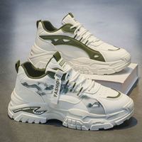 Chaussures de sport décontractées respirantes en maille de haute qualité pour hommes, vente en gros, plateforme de course, tendance étudiante, chaussures décontractées