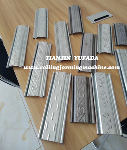 Metall Garagentor verkleidung Prägung Kalt press schneid system Türrahmen Rolltor herstellungs maschine - Product Image 6