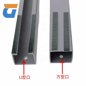 Mitsubishi thiết kế hiện đại thang máy hạ cánh phụ kiện cửa c-loại/Vuông/đóng/mở loại hội trường hướng dẫn cửa Ống nặng búa nâng - Product Image 6