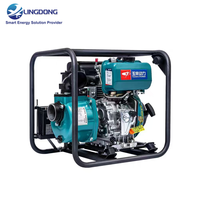 Pompe à eau auto-amorçante diesel Yuchai YC80BE pour l'agriculture, diamètre 3 pouces, hauteur de refoulement max. 28m, YC178FE pour l'irrigation agricole