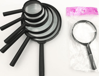 Wholesale Sales 30 40 50 60 75 90 100mm Magnifying Glass, Glass Optical Lenses Plastic Lens, and Enlarged Lens
