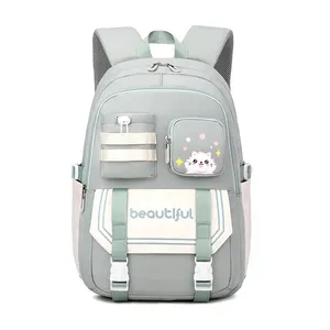chinese online markets bolsas escolares school backpacks 2024 beautiful girl new design nylon school bags for girls Children