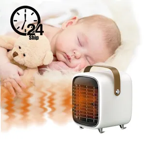 Customizable Portable Mini Movable Heater Fan With Bladeless Usb Electric Stand Heaters For Room Home Baby Safety Cut Off Switch
