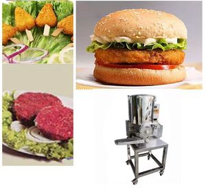 Novo Totalmente Automático Comercial <span class=keywords><strong>Burger</strong></span> Patty Que Faz A Máquina/Hamburger Patty Que Forma A Máquina SUS304 Aço Inoxidável 100-300 kg/h - Product Image 3