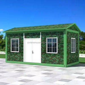 Kết Cấu Thép Đầu Gable Top Nhà Đúc Sẵn Container Di Động Phòng Nhanh Chóng Lắp Ráp Loại Kỹ Thuật Nhà Ở Tạm Thời - Product Image 1