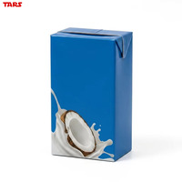 Boîte en carton à couvercle en papier Brik 250 ml, conteneur carré pour liquides (lait, jus, eau, boissons), emballage personnalisé OEM, vente en gros