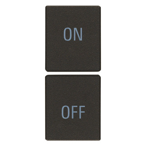 Interruttore a bilanciere con simboli On/Off, nero, lunghezza 1M, larghezza 5mm, altezza 1.5mm - Product Image 1